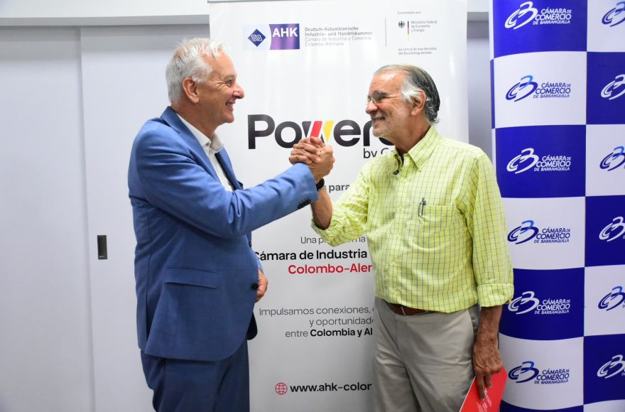 Gobernador Eduardo Verano invita a empresas alemanas a apostarle al Atlántico como destino estratégico de inversión