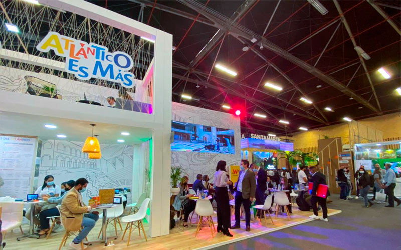 Fotografía de Stand del Atlántico en feria de Anato