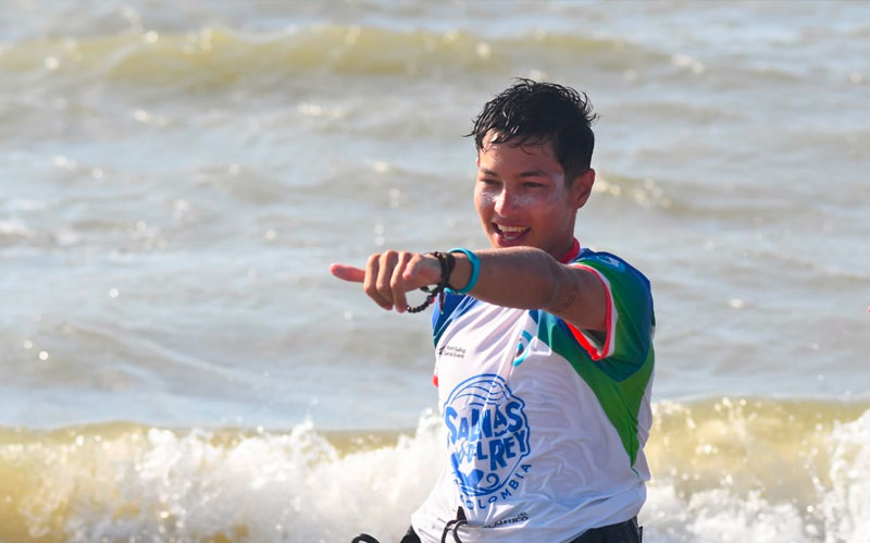 Fotografía de participante en el Mundial de Kitesurf