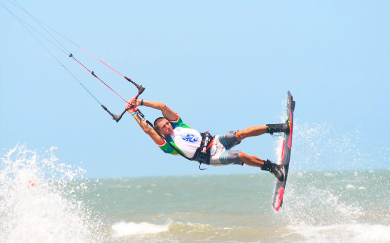 Fotografía de participante del Mundial de Kitesurf