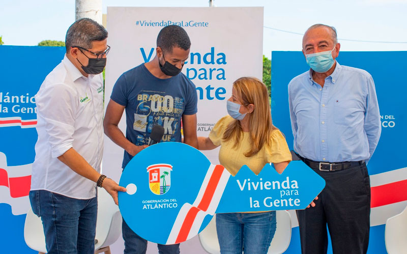 La gobernadora, Elsa Noguera, hizo un balance del programa 'Vivienda para la Gente