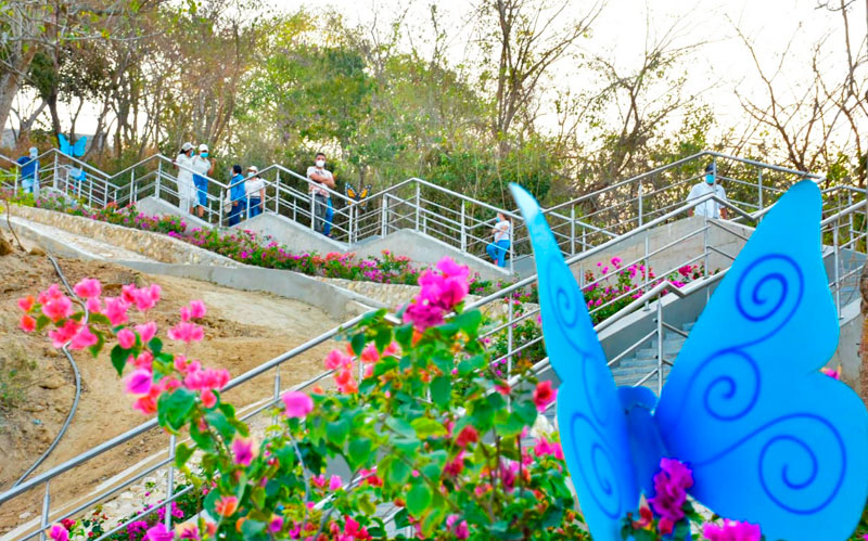 Fotografía del parque Mirador en Usiacurí