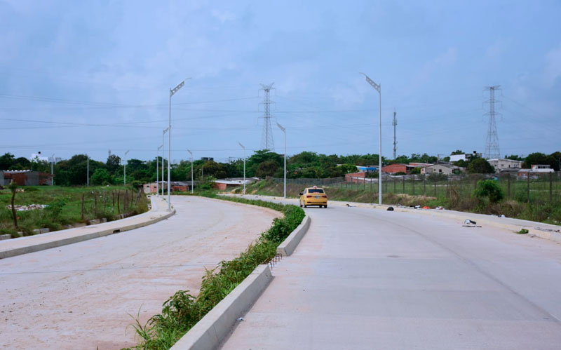 Fotografía vía corredor ambiental Salao – Platanal