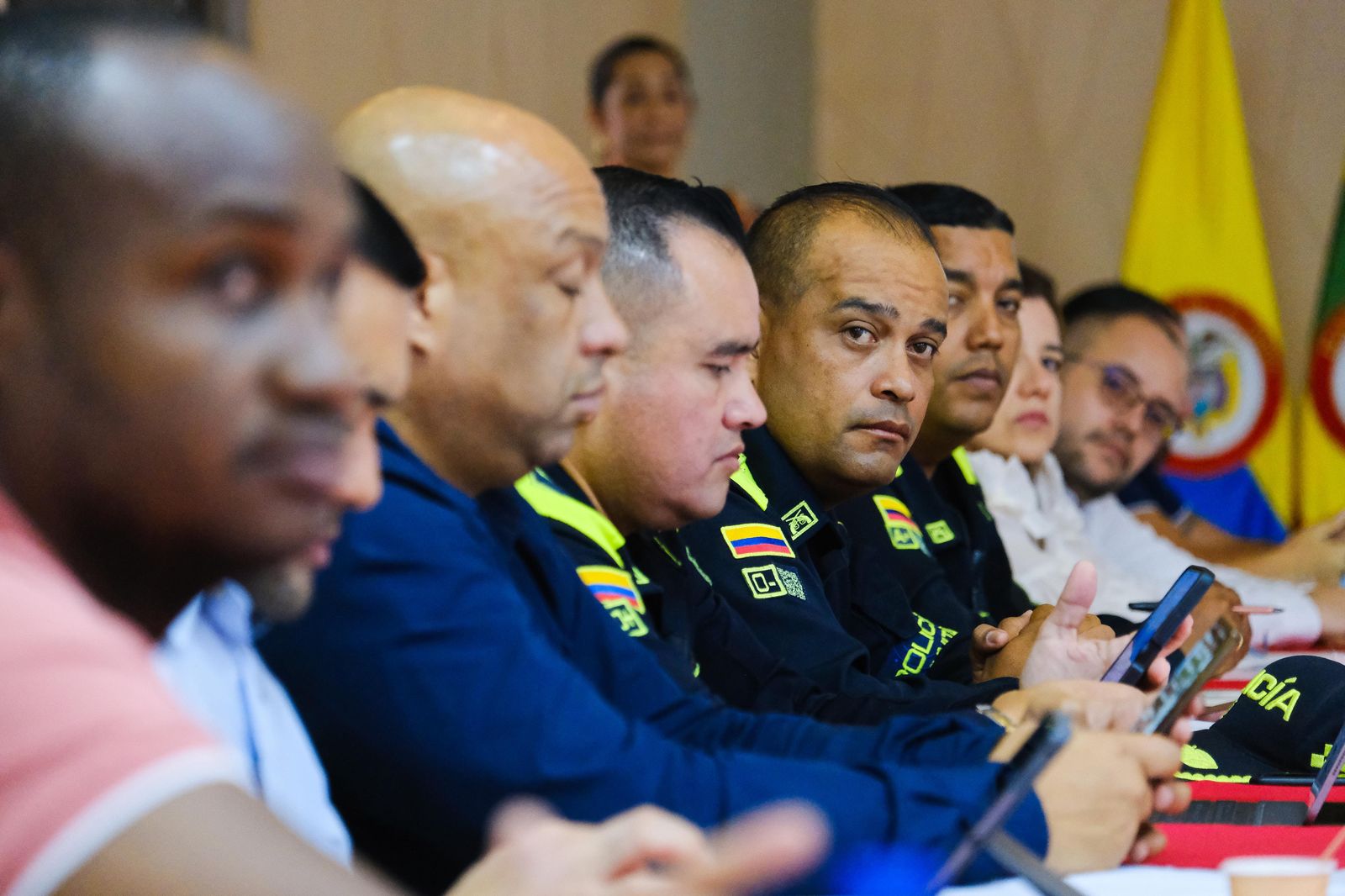 Uniformados de la policía de Barranquilla c120