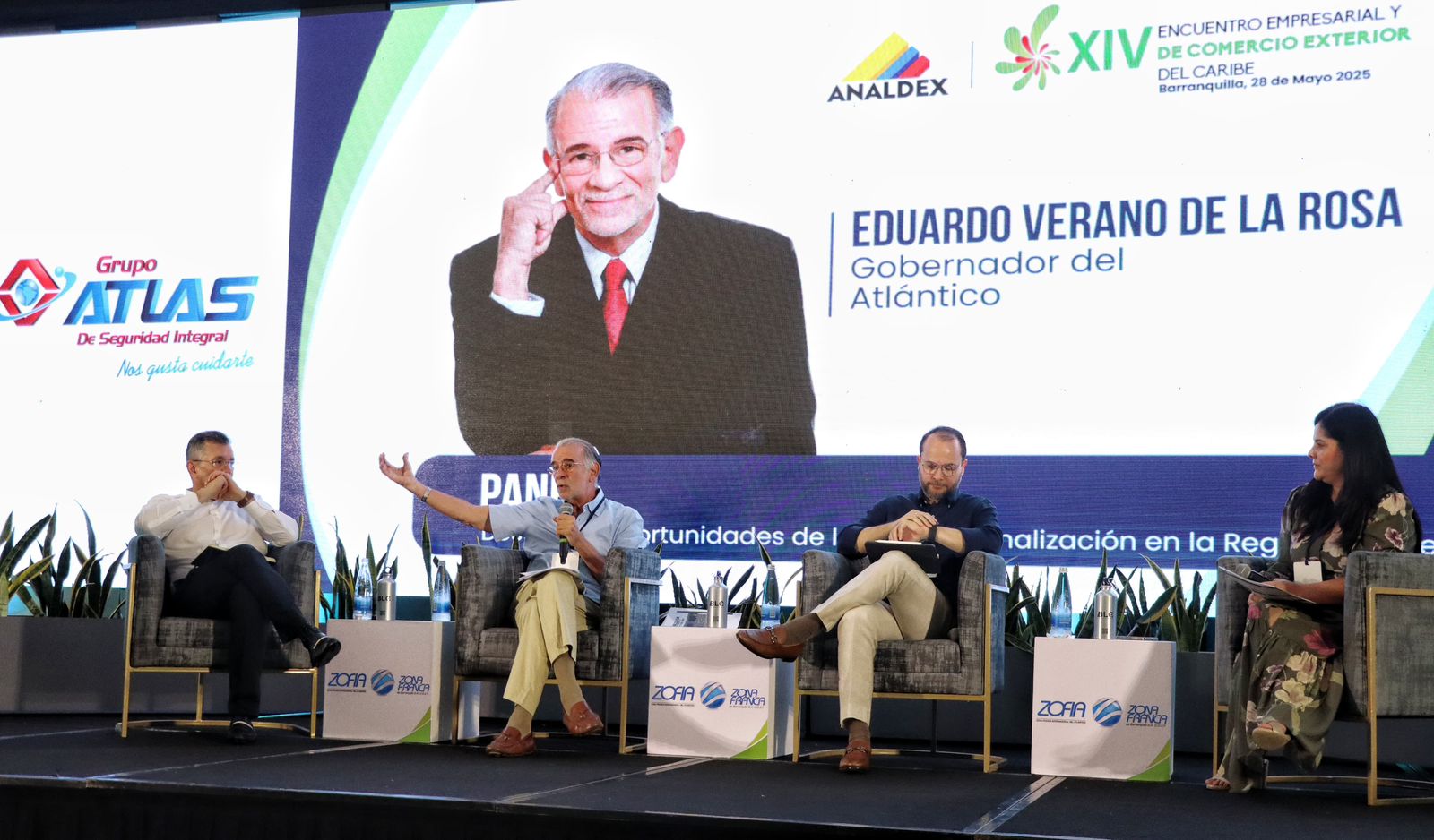 Gobernador Verano en el XIV Encuentro Empresarial y de Comercio Exterior del Caribe c159