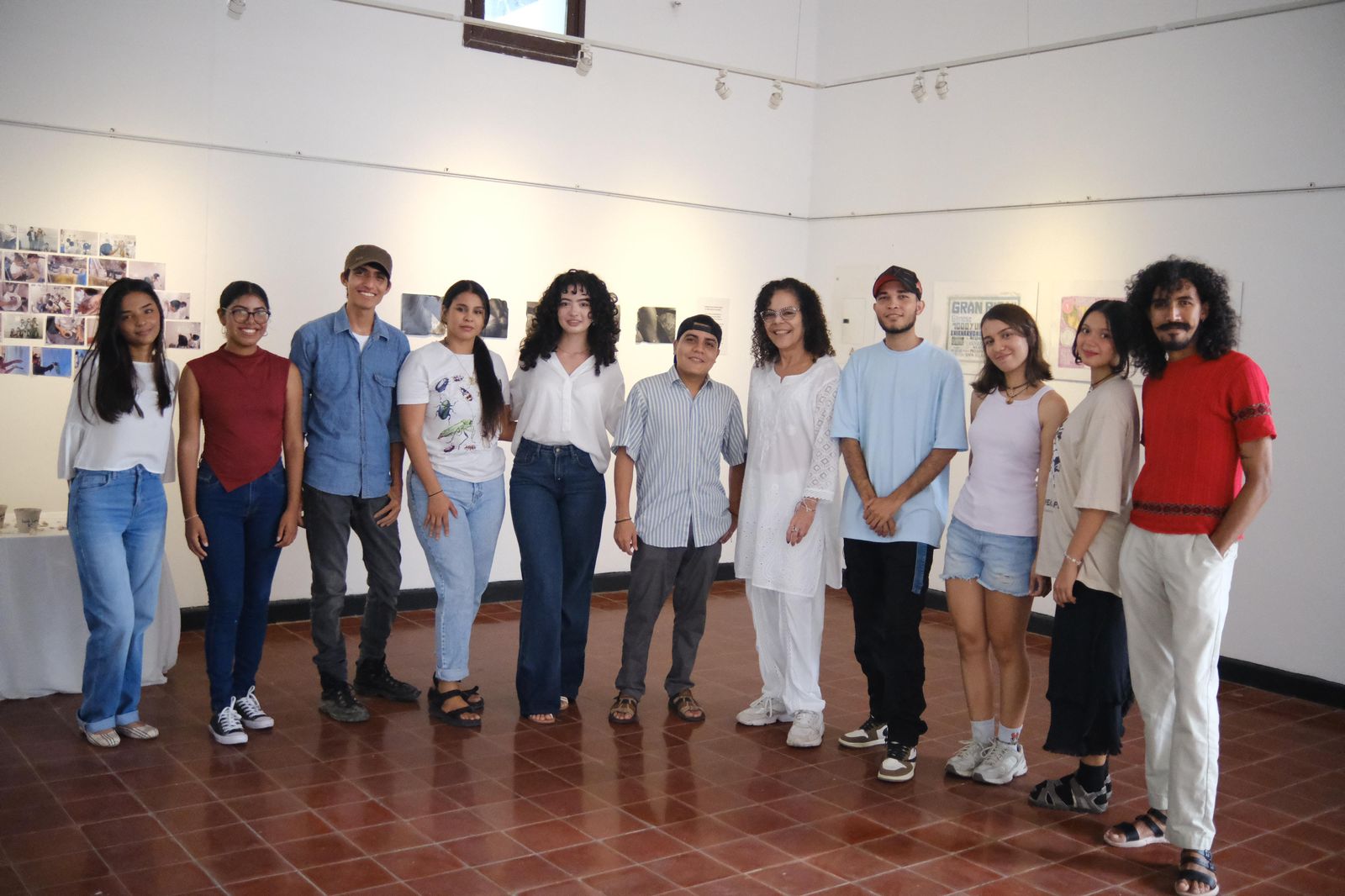 Jóvenes artístas, autores de obras en el Museo del Atlántico c166