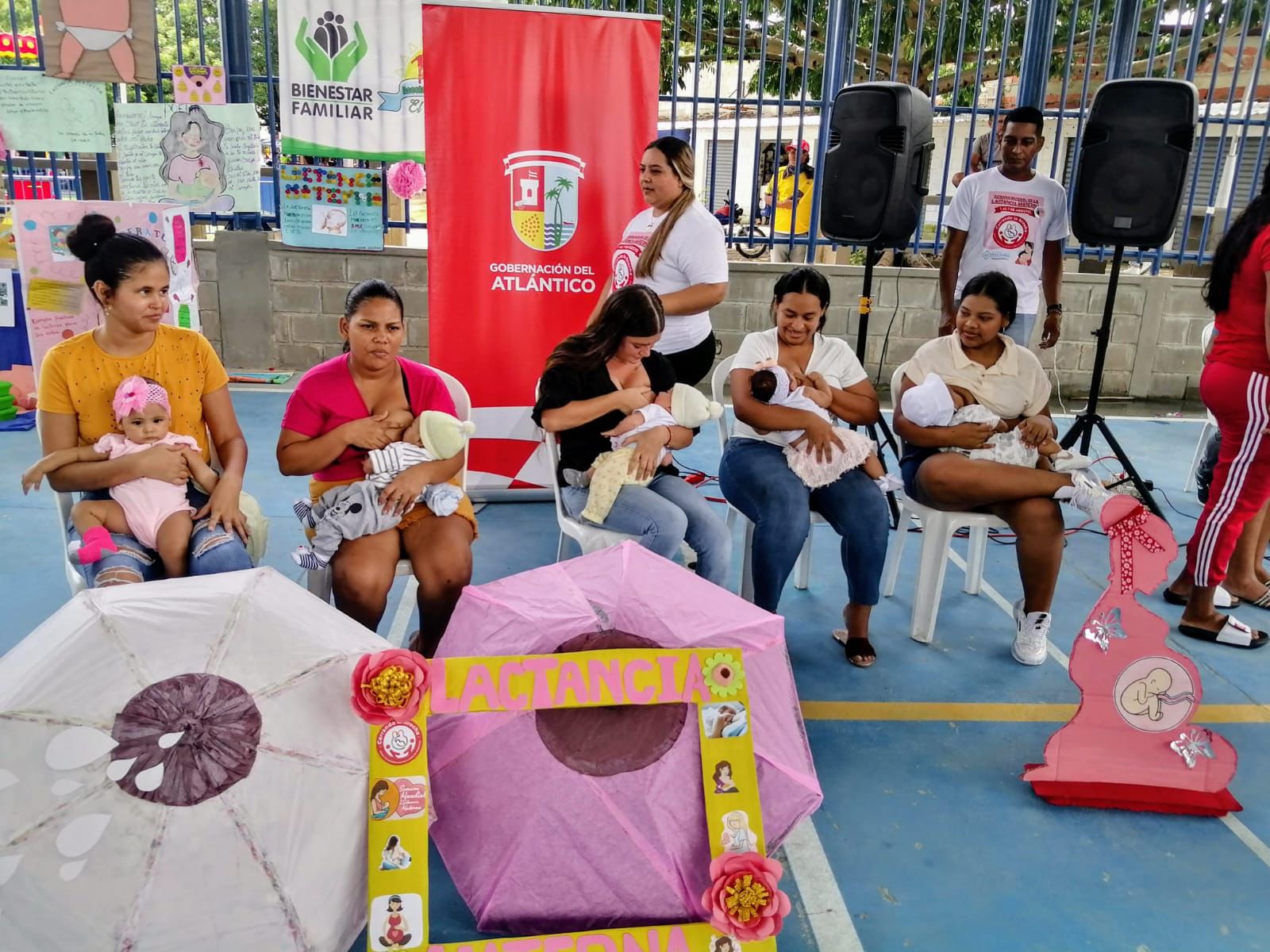 Gobernación del Atlántico en evento de promoción de leche materna c176
