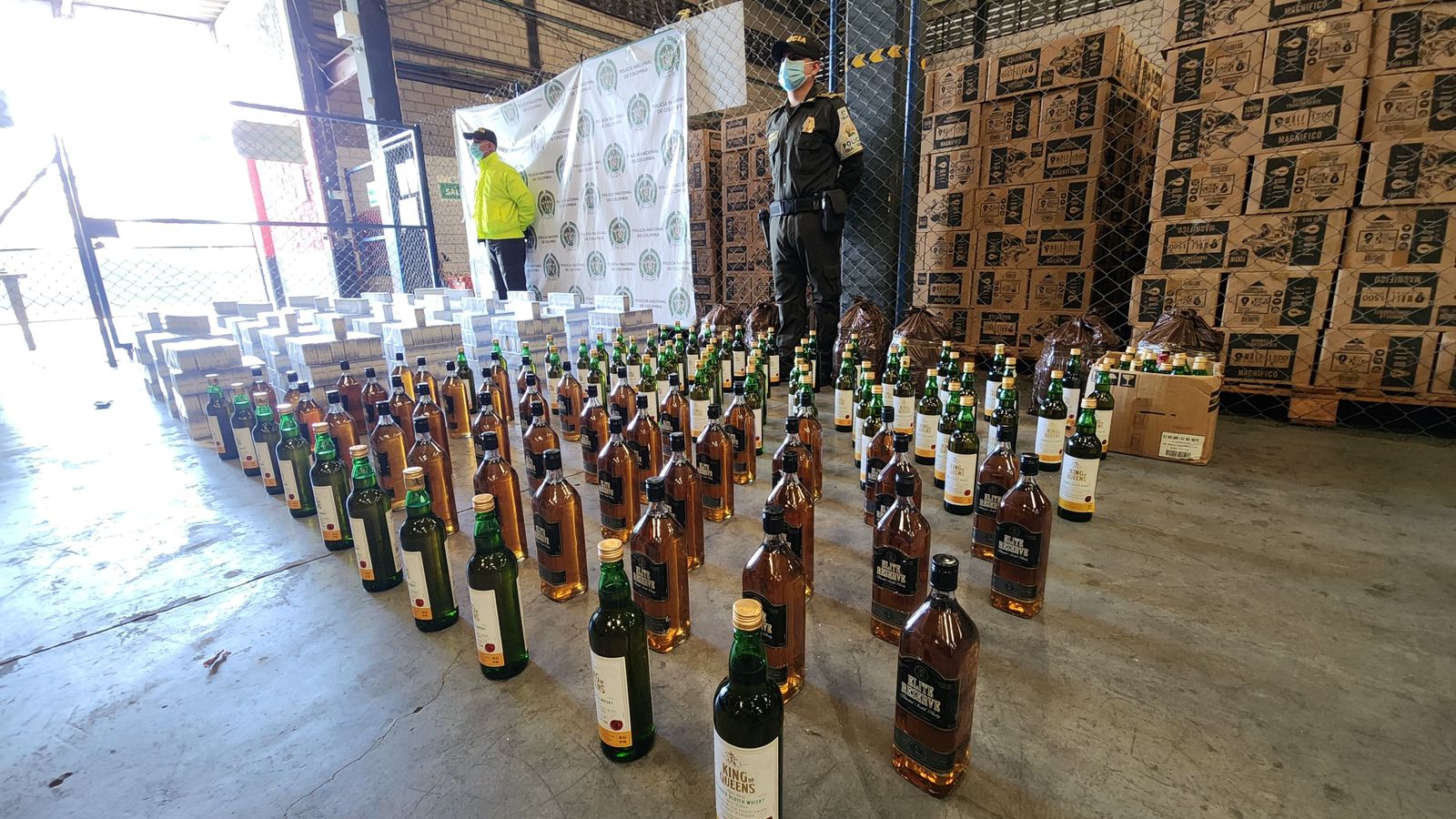 Incautación de licor 