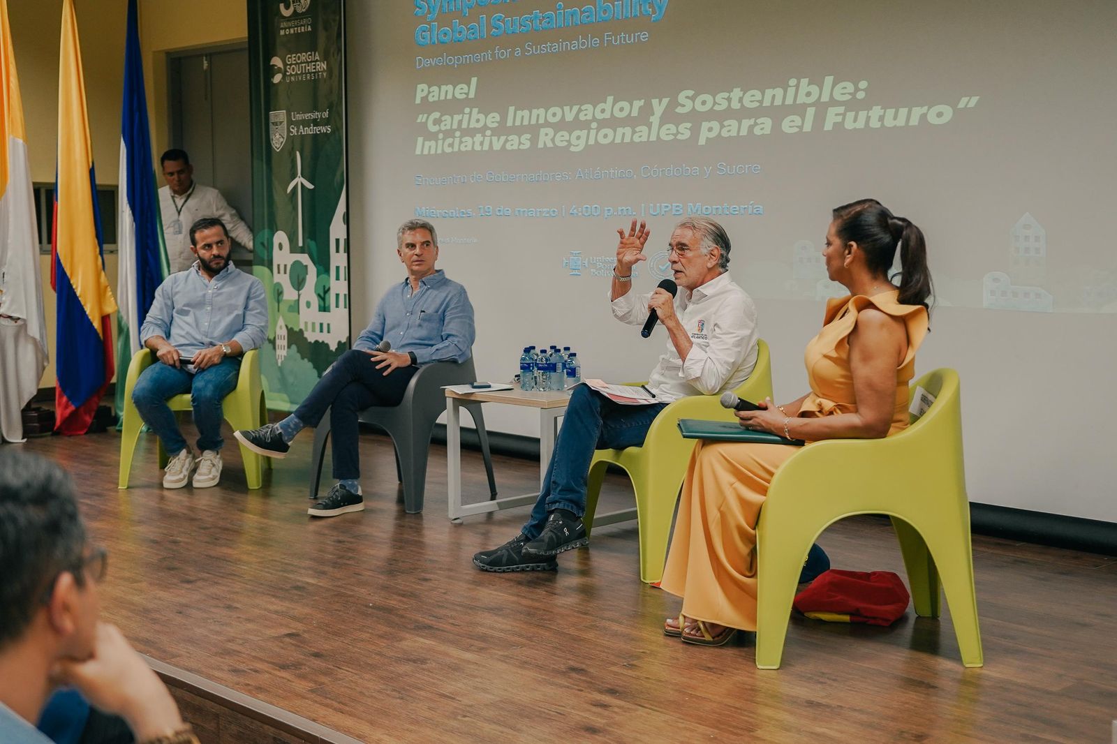 Gobernador Verano en simposio de sostenibilidad global c37