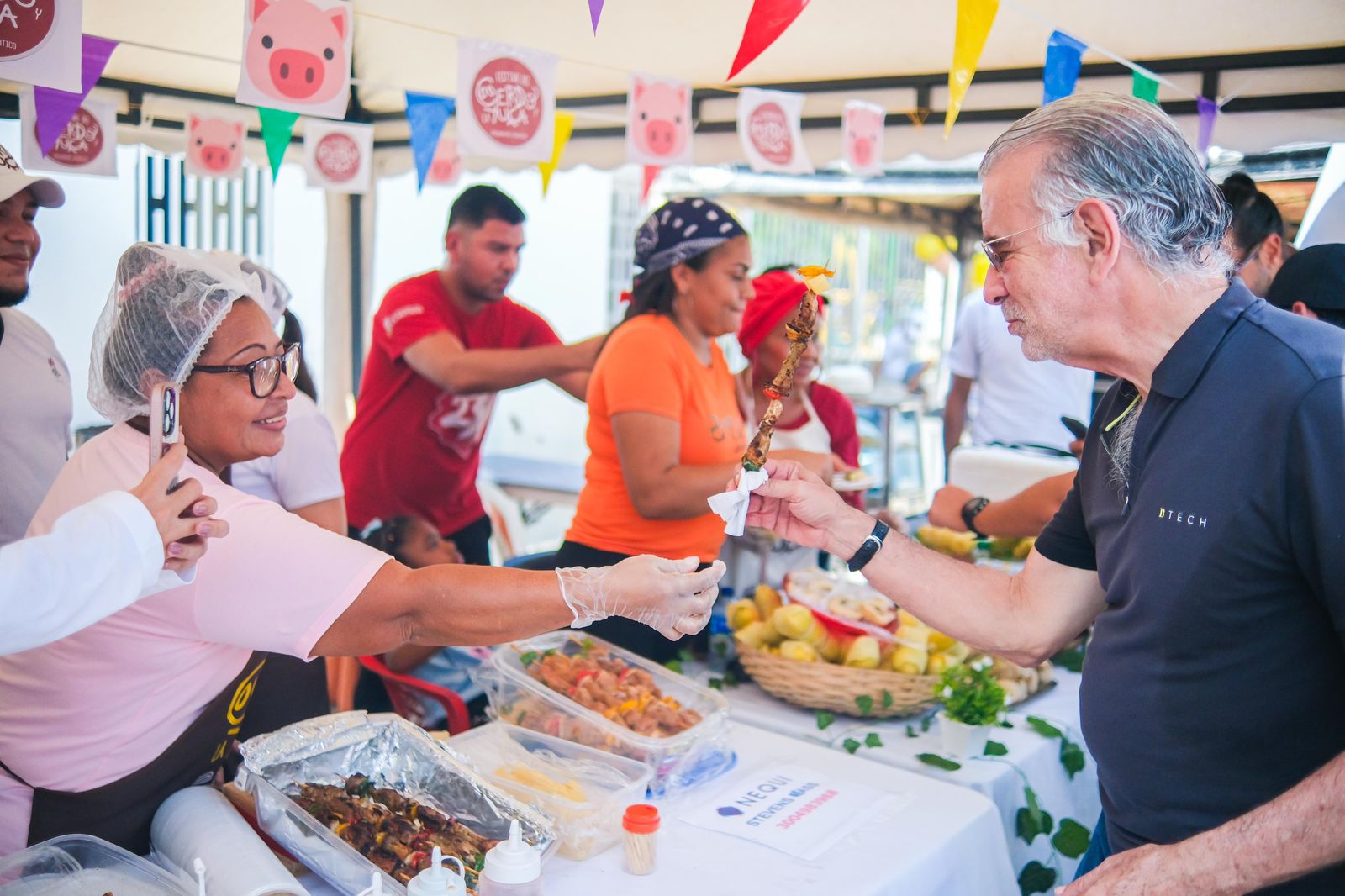 Ruta 23 promueve el desarrollo económico y cultural con el Festival del Cerdo y la Yuca, en Polonuevo