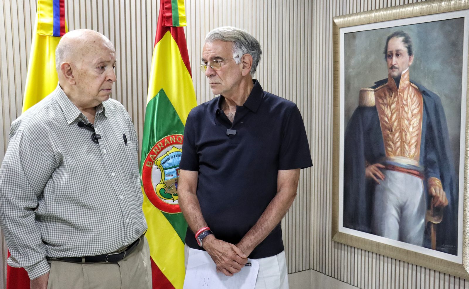 Gobernador Verano y alto comisionado Otty Patiño exploran diálogos sociojurídicos para la paz en el Atlántico