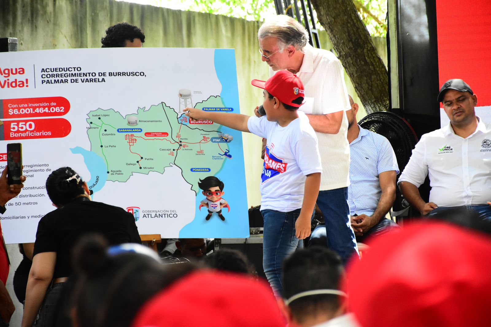Gobierno de Eduardo Verano entrega acueducto en Burrusco y logra el 100 % de cobertura de agua potable