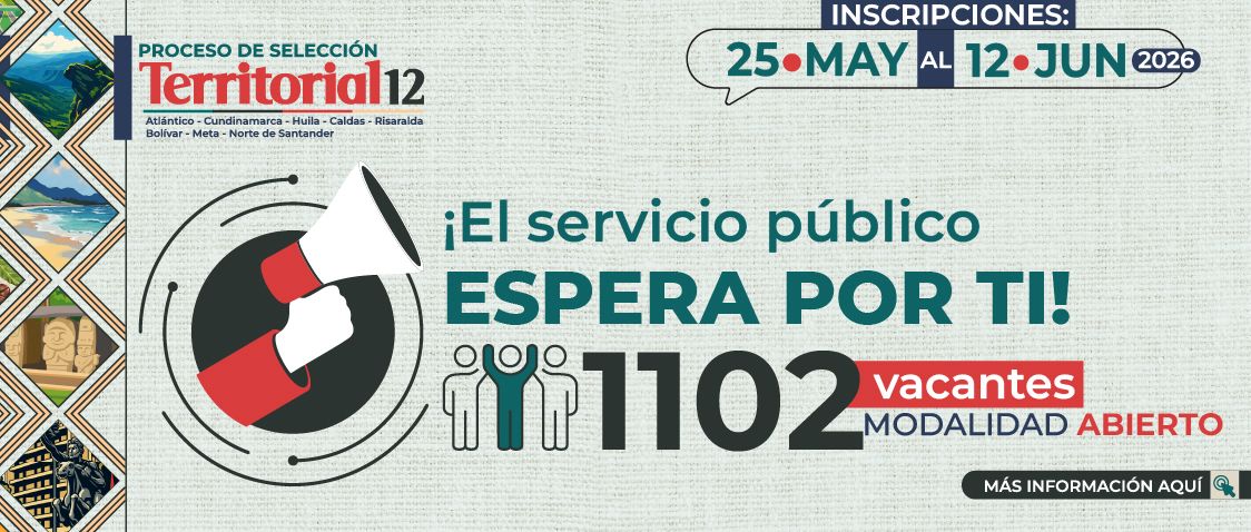 Imágen: Proceso de Selección Territorial 12 – Modalidad Abierto General