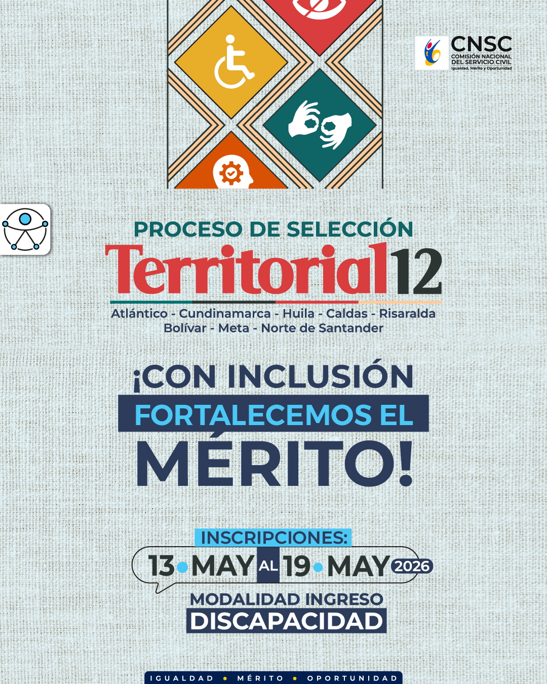 Imágen: Proceso de Selección Territorial 12 - Ingreso