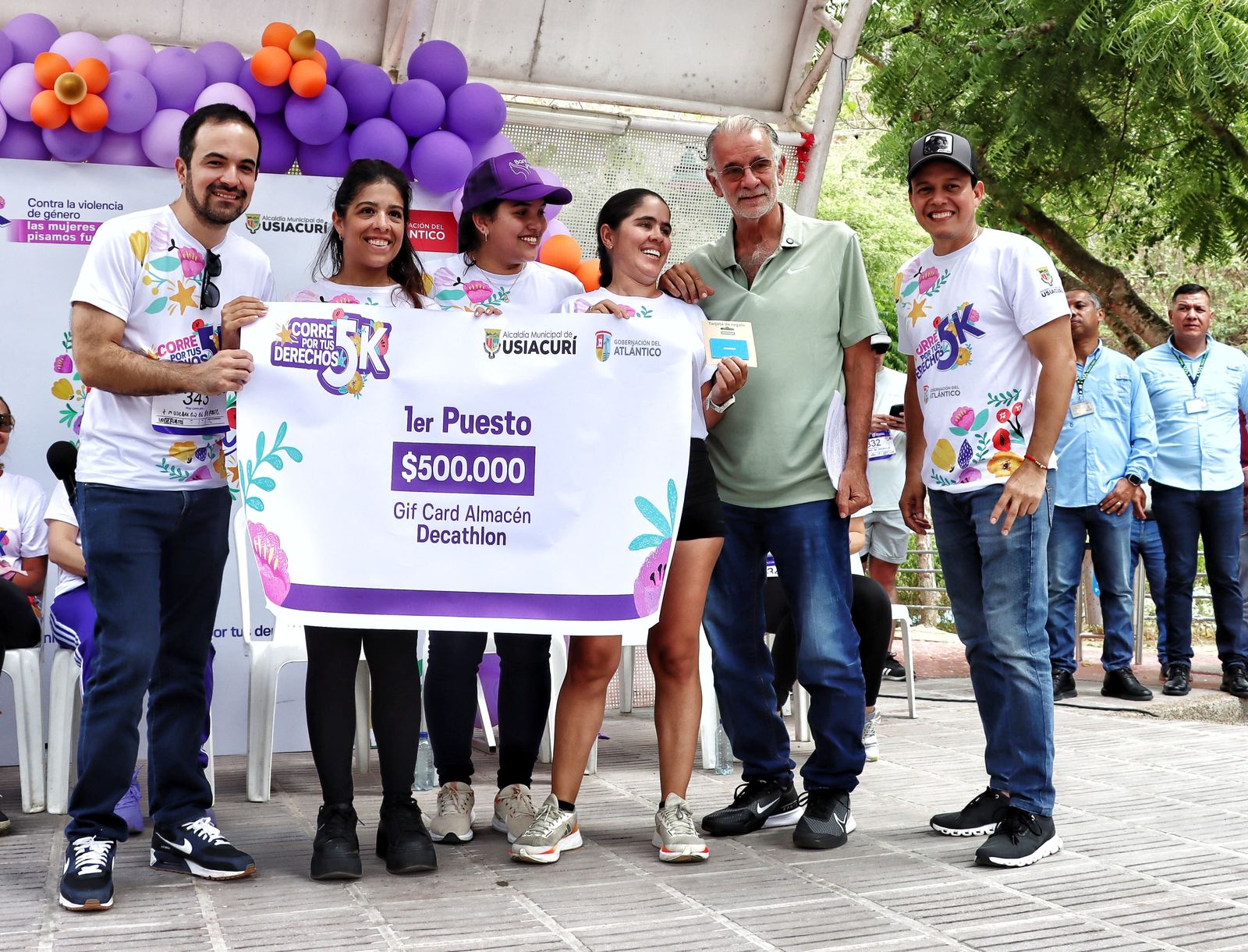 Gobernador Verano en clausura de carrera c19