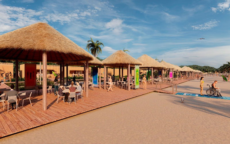 Imagen render de playas Country