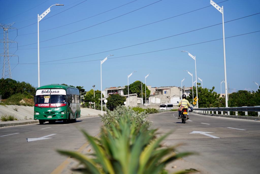 Atlantico Gobernacion pone en servicio el corredor Salao  Platanal via que reduce distancia entre Barranquilla y el aeropuerto