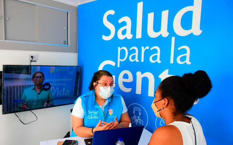 Fotografía paciente en consulta