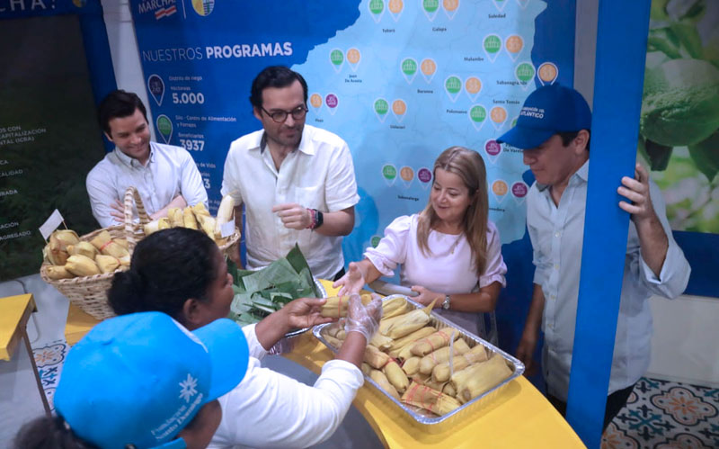 Fotografía de la gobernadora en Agroexpo Caribe 2022