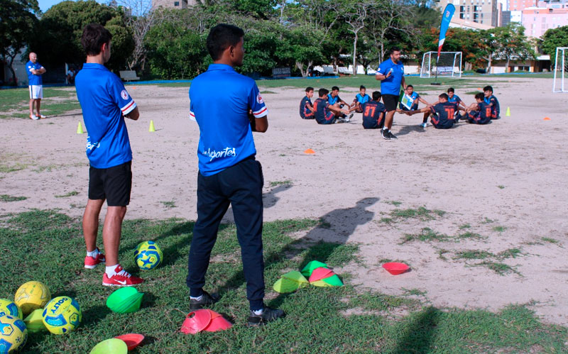 Fotografía de entrenadores del futbol