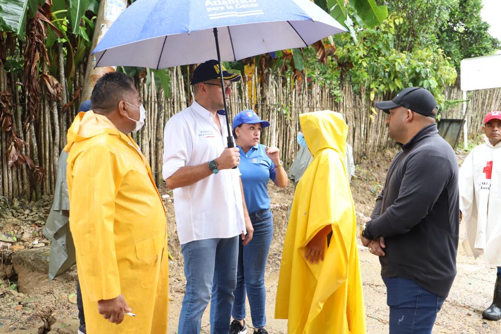 Atlantico atiende emergencias por las fuertes lluvias