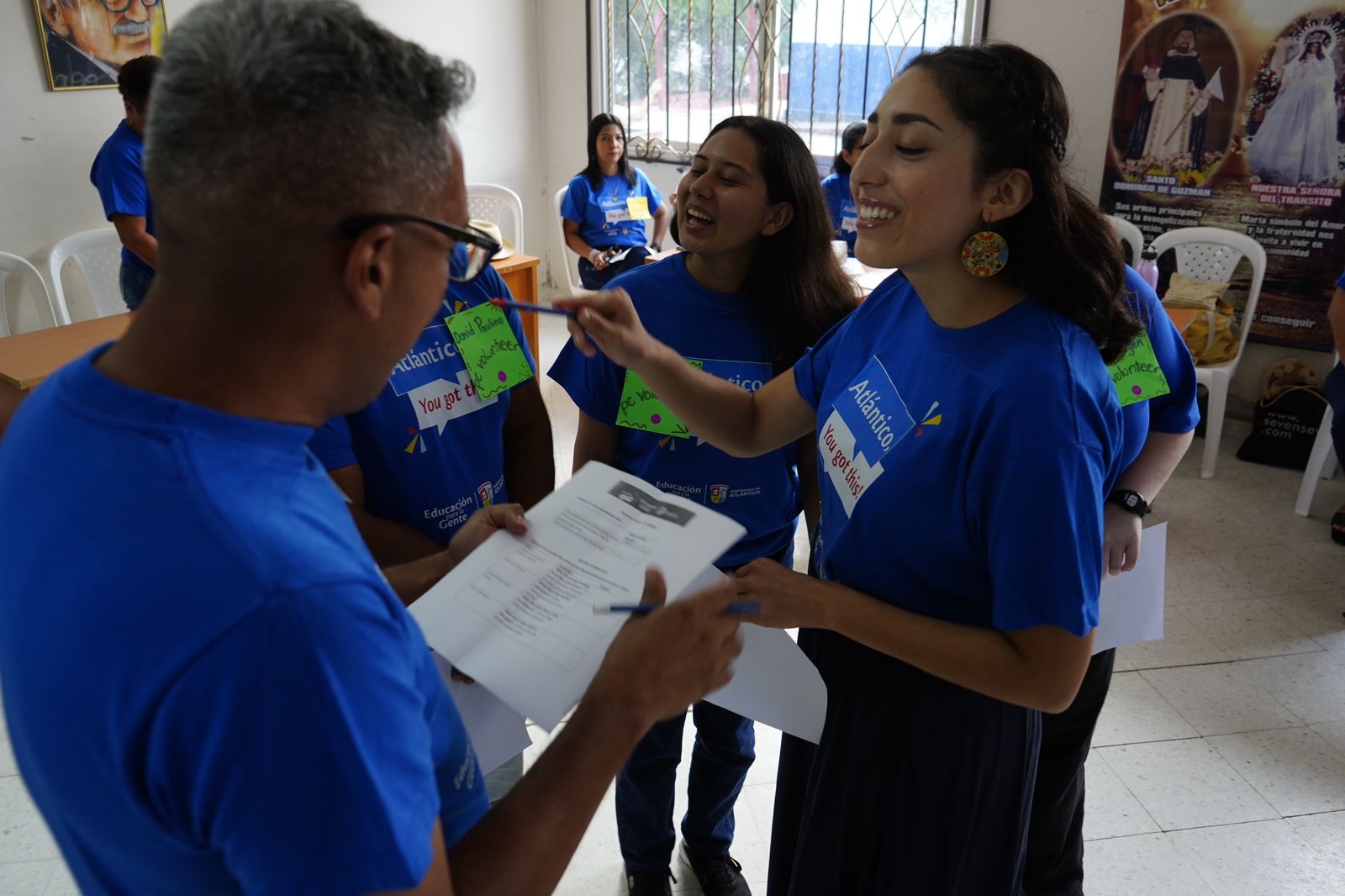 Atlantico Colegios practica del ingles en la Semana de Bilinguismo