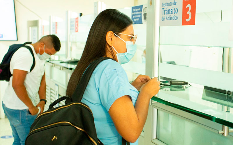 Fotografia puntos de atención del Transito departamental