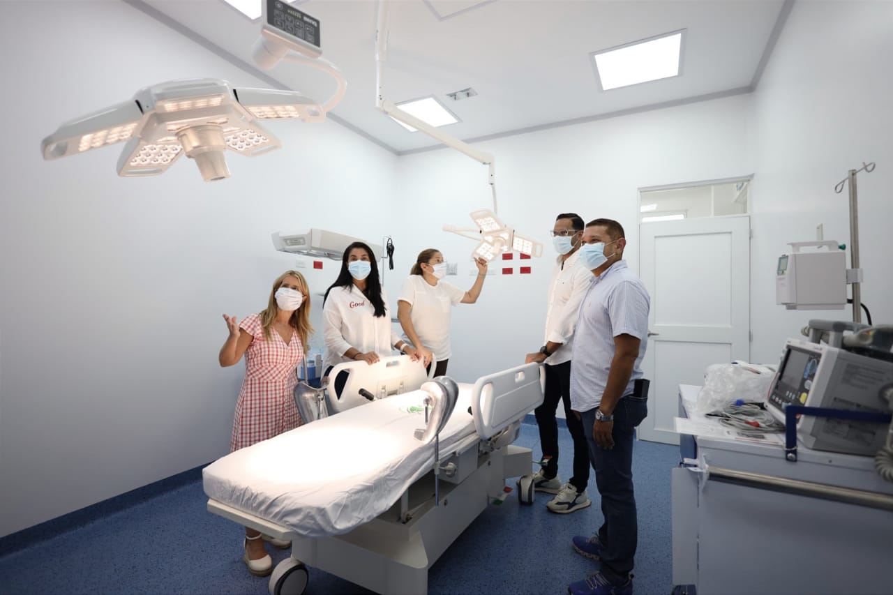 Atlantico Gobernadora del Atlantico entrego obras de ampliacion y modernizacion del hospital de Santo Tomas