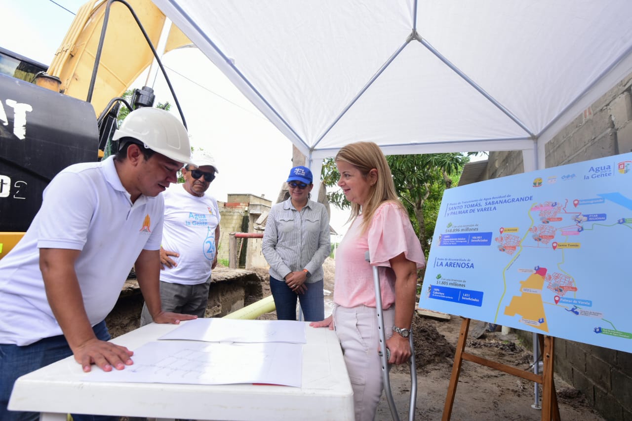 Atlantico La Arenosa en Santo Tomas estrenara alcantarillado en diciembre