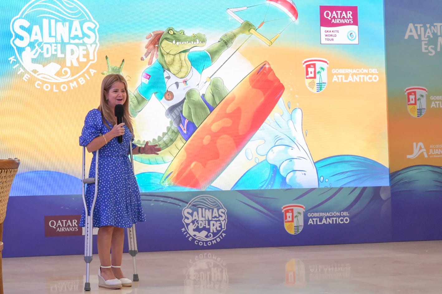 Atlantico Rueda de prensa segunda parada del Mundial de Kitesurf en Salinas del Rey