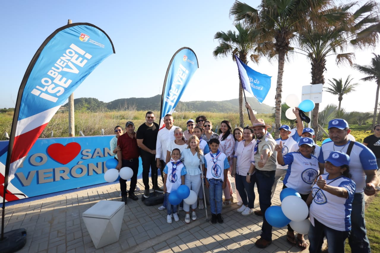 Gobernadora del Atlántico entregó en Santa Verónica la obra 50 de ‘Parques para la Gente’ Atlantico Santa Veronica la obra 50 Parques para la Gente
