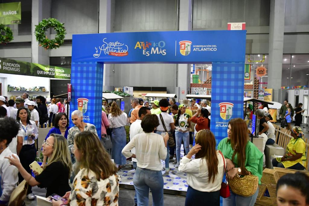 La Gobernación del Atlántico hace presencia en la edición número 16 de la feria gastronómica más grande del Caribe colombiano. Atlantico Stan Sazon barranquilla