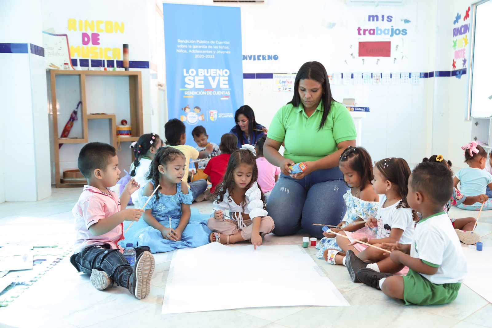 Las jornadas se desarrollan desde el 27 de julio y hasta el 17 de agosto, con mujeres gestantes, primera infancia, niños, dolescentes y juventud, en el marco del proceso de rendición pública de cuentas 2020 - 2023. Atlantico encuentros de dialogo sobre garantia de derechos de ninos adolescentes y jovenes
