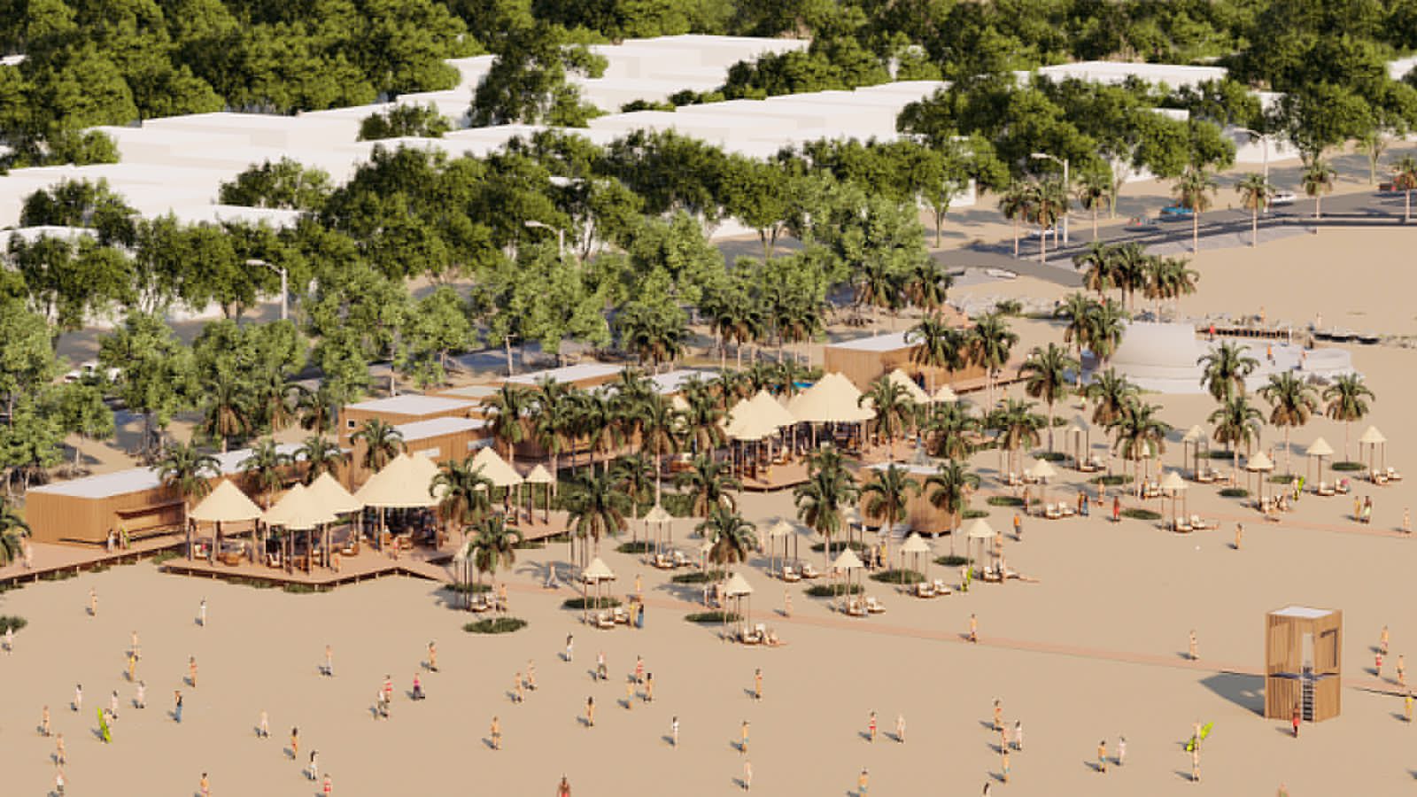 Atlantico obra q de ordenamiento de playa Miramar en Puerto Colombia