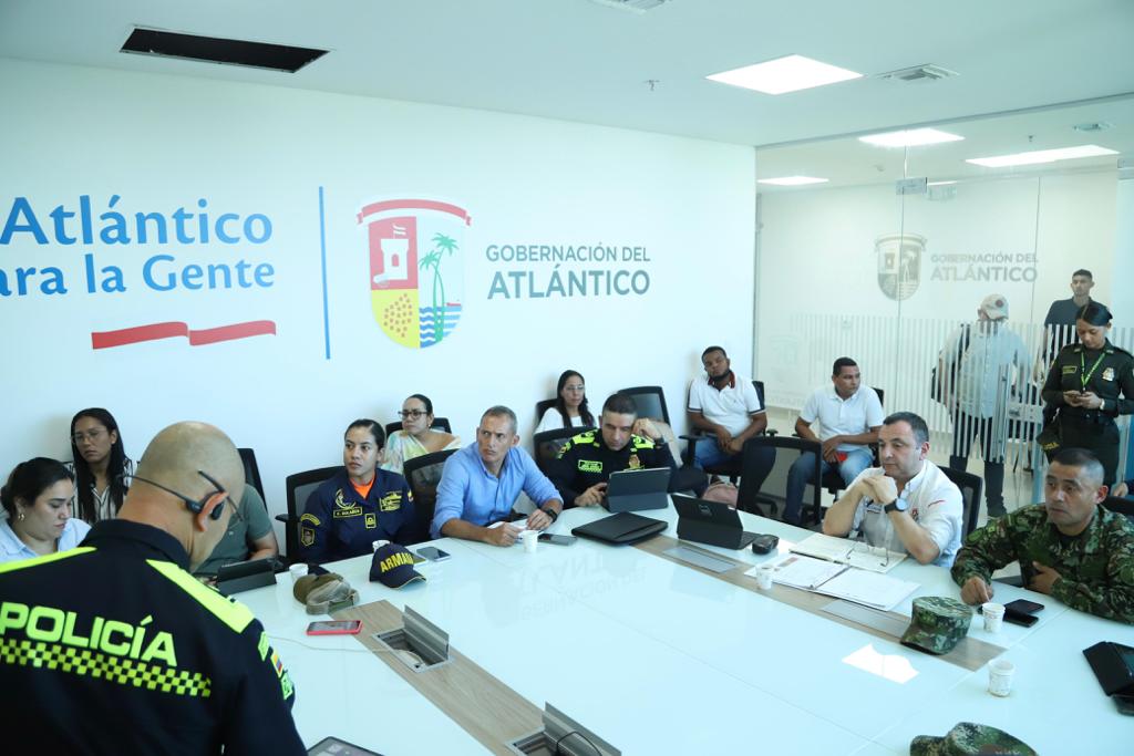 Gobernación del Atlántico acompaña plan de seguridad dispuesto para la Noche de Velitas Atlantico plan de seguridad dispuesto para la Noche de Velitas