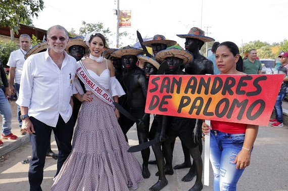 Gobernador Verano acompaña festival de la Algarroba y los Cuadros Vivos, en Sucre