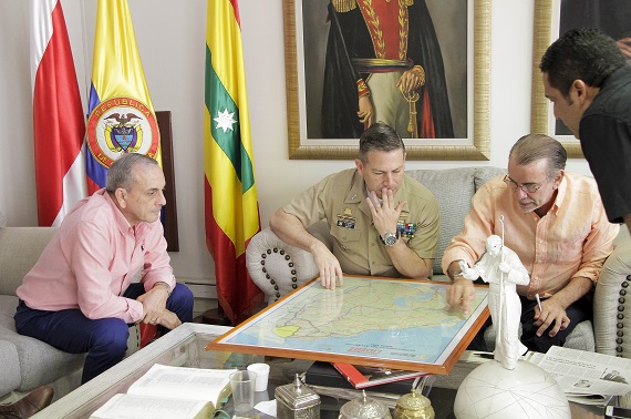 Verano le da la bienvenida al nuevo director de la Escuela Naval ARC de Barranquilla