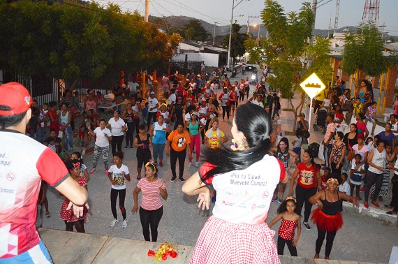 Luruaco bailó al ritmo de “Por tu salud, muévete compa”