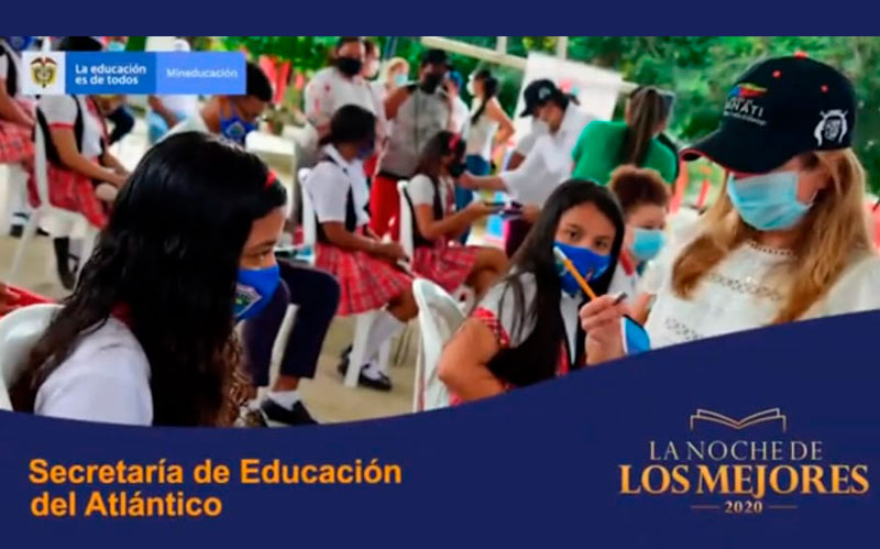 Educación del Atlántico es reconocida en la 'Noche de los Mejores' del MEN