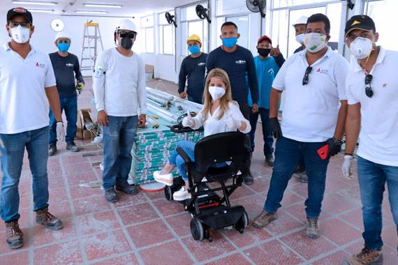 Con Escuela de Policía completamos 1500 camas hospitalarias: Elsa Noguera