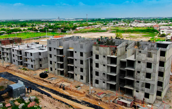 Obras a Toda Marcha: avanza la construcción de 980 viviendas en el Atlántico