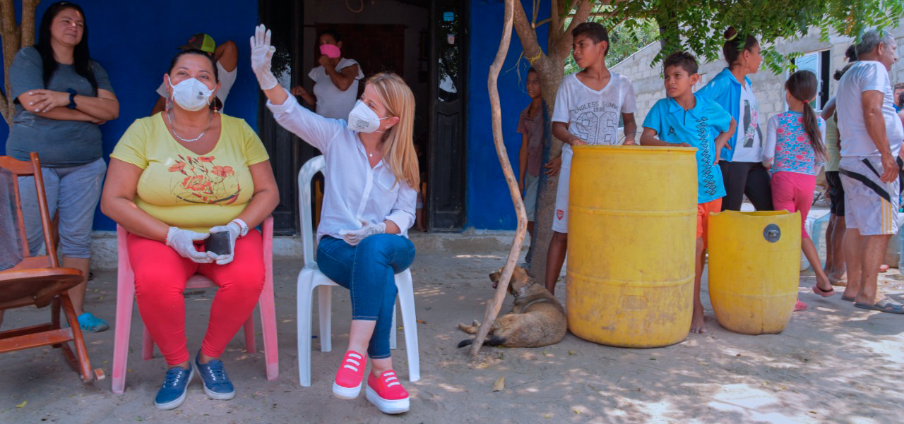 A fecha presente se han llevado 835.000 litros del precioso líquido a diferentes corregimientos y veredas del departamento.