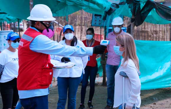 Reactivamos obras de infraestructura cumpliendo normas de bioseguridad: Gobernadora