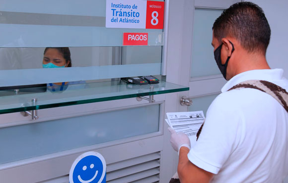 Tránsito del Atlántico reanuda atención presencial a sus usuarios