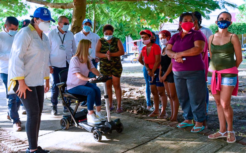En Galapa, Gobernadora inició socializaciones con la comunidad de las obras de 'Parques para la Gente'