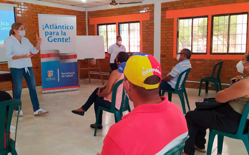 Líderes comunitarios se unen a la búsqueda, prevención y control de casos de Covid-19 en municipios del Atlántico
