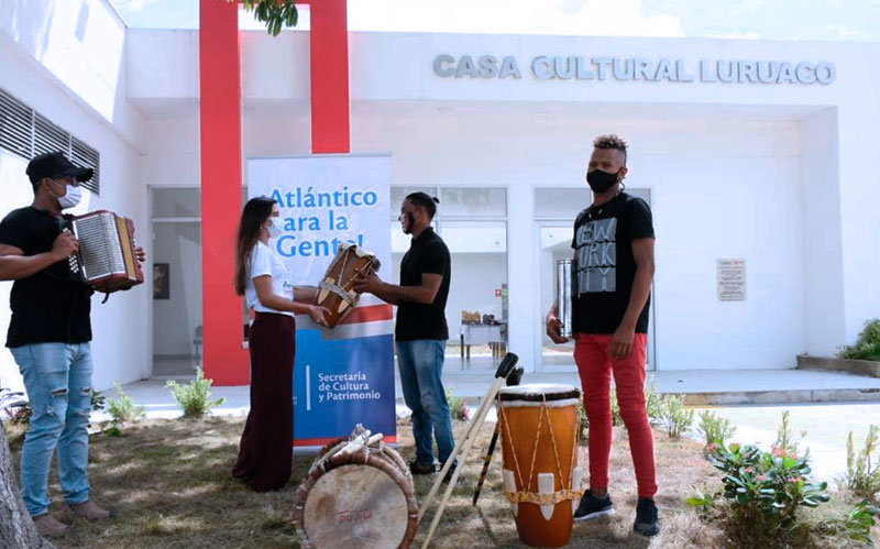 Gobernación inicia dotación de Casas de Cultura para reactivar las artes del Atlántico