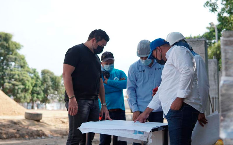 Equipo de 'Parques para la Gente' inspeccionó la ejecución de obras en cinco municipios