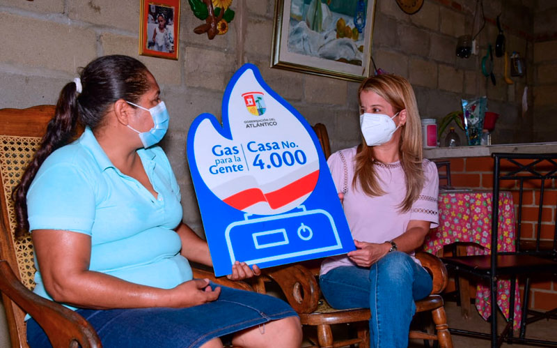 4 mil hogares del Atlántico ya están conectados al 'Gas para la Gente'