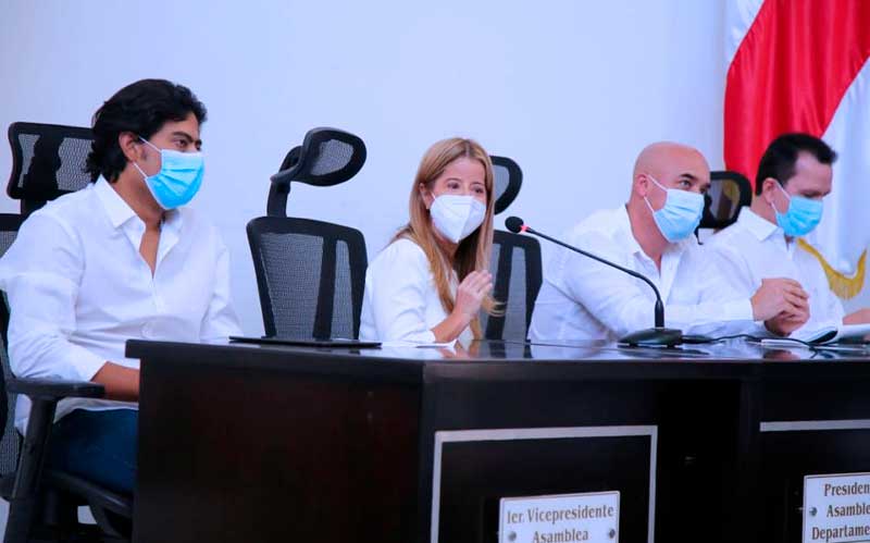 Gobernadora del Atlántico instaló el primer periodo de sesiones ordinarias de la Asamblea Departamental